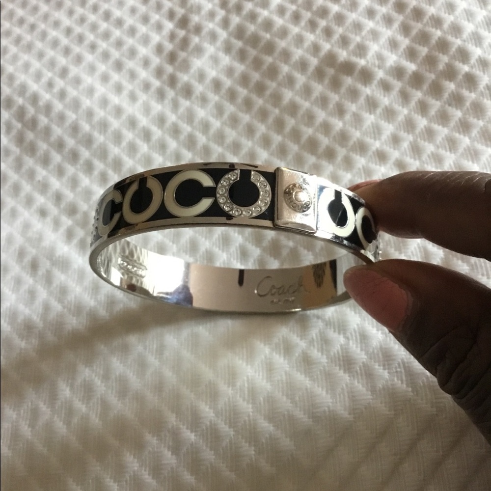 Coach silver bracelet